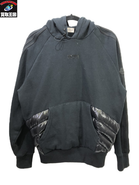 MONCLER パーカー ×adidas originals 23AW Fleece Hoodie (S)　黒