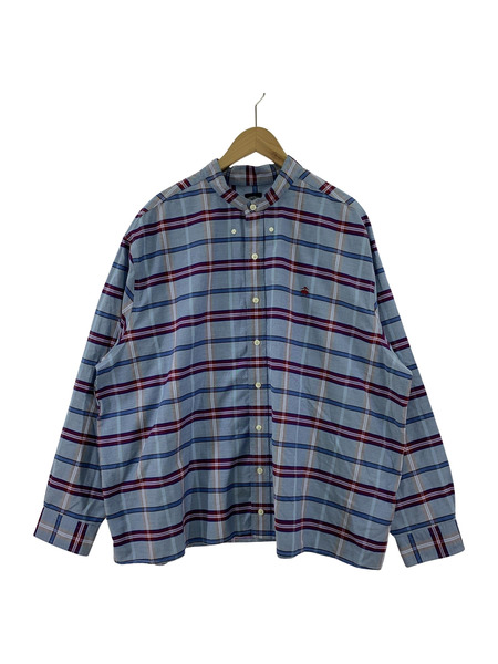 Brooks Brothers バンドカラーチェックシャツ size2XL