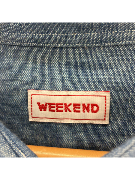 WEEKEND/Oversized Chambray Shirt(M)[値下]