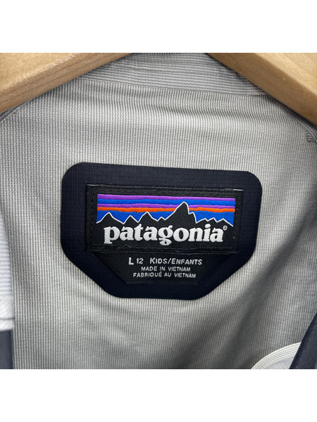 patagonia キッズ衣料 patagonia ボーイズトレントシェル3Lジャケット (L) BLK