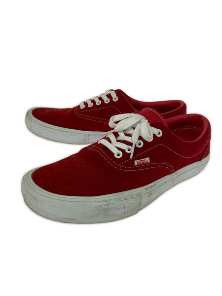VANS スニーカー ERA PRO Suede RED/WHITE