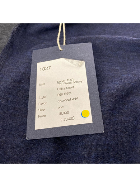 Dhal ストール Super 120's TOP Wool Jersey Utility Scarf