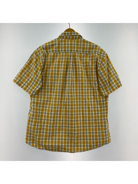 STUSSY 半袖シャツ 90s USA製 紺タグ チェックシャツ