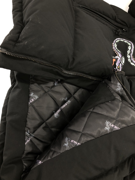 UNKNOWN X ED HARDY PUFFER Multi Patches Puffer Jacket XL