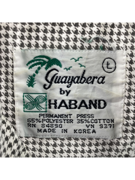 OLD guayabera by HABAND S/S キューバシャツ /柄