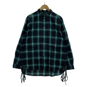 SUGARHILL OMBRE ROUND FRONT SHIRT デザインチェックシャツ 2  20SSSH02