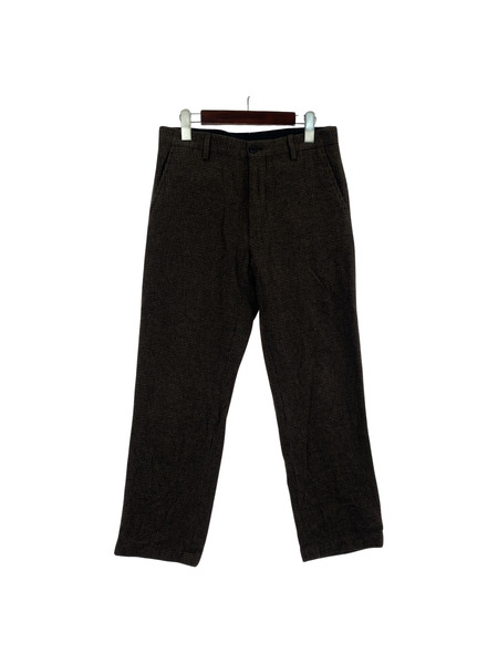 POLO RALPH LAUREN パンツ 千鳥 ウール スラックス ブラウン[値下]