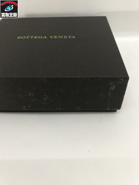 Bottega Venetta コンパクトウォレット イントレチャート 二つ折り財布 黒