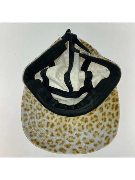 Supreme キャップ Leopard Velvet Camp Cap "Tan"