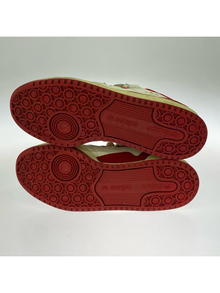 adidas スニーカー FORUM LOW 白赤