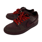 NIKE SB/Dunk Low PRM City of Love Burgundy/27.0