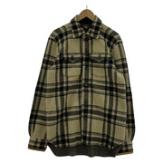 RRL チェックシャツジャケット エルボーパッチ (S) WHT