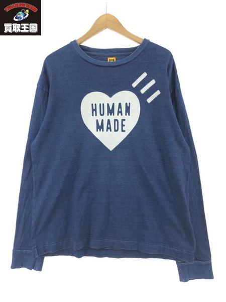 HUMAN MADE インディゴ L S Tee L[値下]