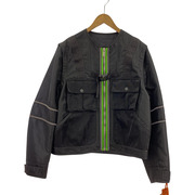 Heron Preston/BLACK UTILITY JACKET/M/HMEA039S20882007