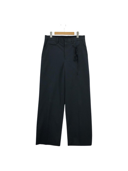 Midorikawa 24SS STRETCH WIDE SLACKS ストレッチワイドスラックス M ブラック