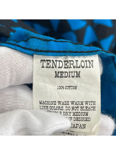 TENDERLOIN ジャケット 総柄 マウンテンパーカー T-ATX 青[値下]