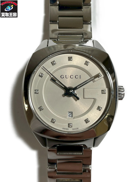 GUCCI グッチ 142.5 12Pダイヤモンド 電池交換済み ボーイズ QZ クオーツ 腕時計