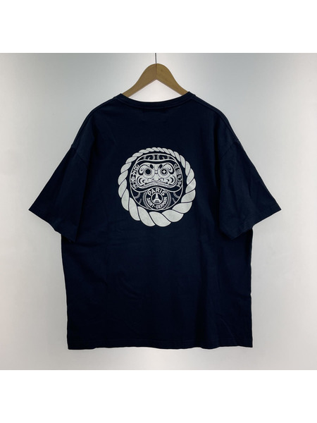 Paris Saint-Germain×Makoto Yamaki DARUMA プリントTシャツ ネイビー