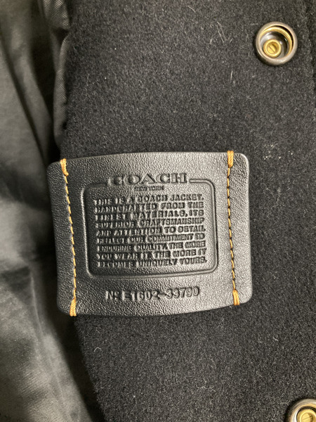 COACH レザースリーブ スタジャン