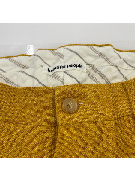 beautiful people スラックス 黄 4