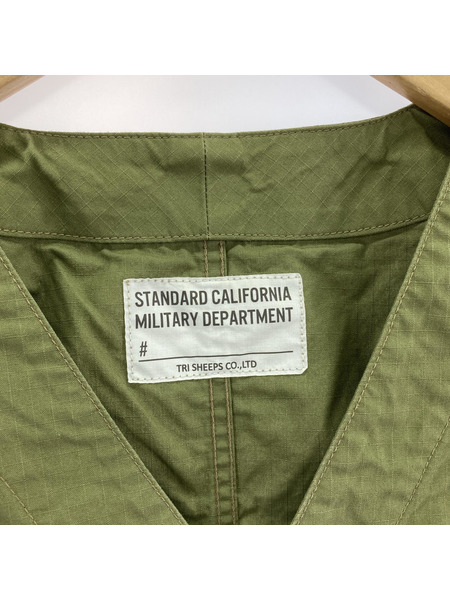 STANDARD CALIFORNIA SD Ripstop Engineer Shirt  L カーキ