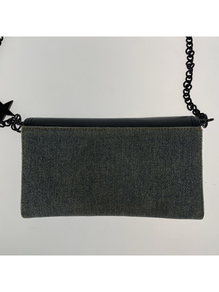 DIESEL 長財布 デニム ショルダーウォレット