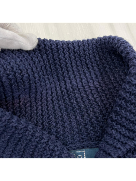 POLO RALPH LAUREN ニット・セーター 星条旗 ショールカラー ニット 紺