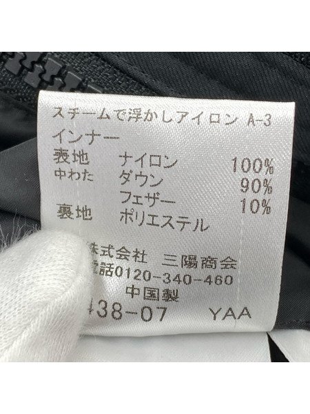 BLACK LABEL CRESTBRIDGE インナーダウン付キ マウンテンジャケット M 黒