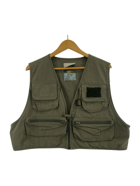 B.BALLSY MILITARY FISHING SHORT LENGTH VEST F カーキ[値下]