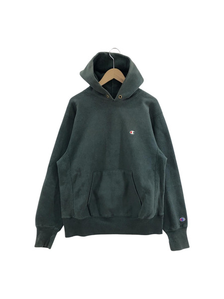 90s Champion Reverse Weave Hoodie 緑 L