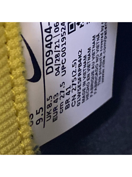 NIKE スニーカー DUNK HIGH 1985 黒黄(27.5)