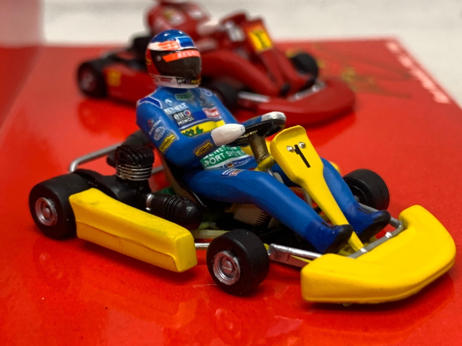 F1希少シューマッハ】Kart カートモデル 1995/1996 1/43 セールス