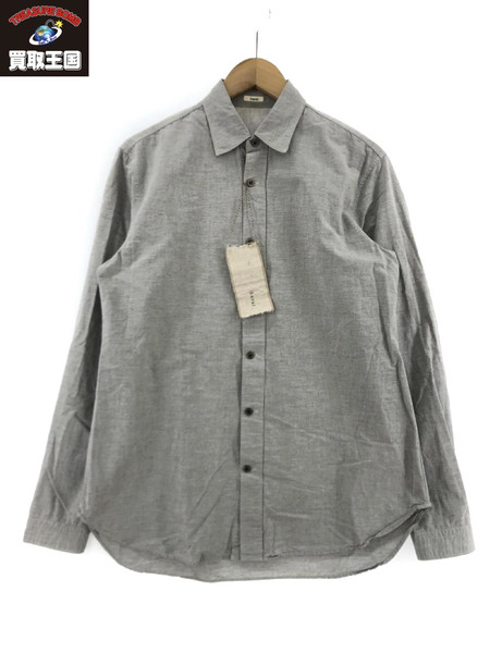 kaval Basic plain shirts シャツ M.L グレー[値下]