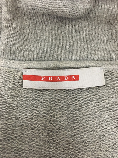 PRADA SPORTS/ナイロン切替/ジップパーカー（L)