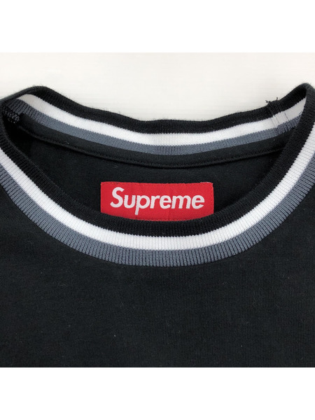 Supreme 24SS Warm Up Stripe SS Top M ブラック