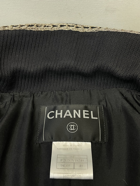 CHANEL 06ss ナポレオンジャケット 40 ブラック P28757V18249[値下]