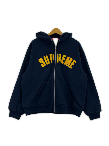 Supreme パーカー（ジップアップ） ネイビー