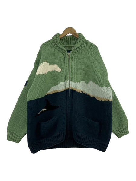 DESCENDANT SUNKEN COWICHAN SWEATER 3 カウチンセーター