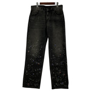 supplier rhinesstone blackdenim pant