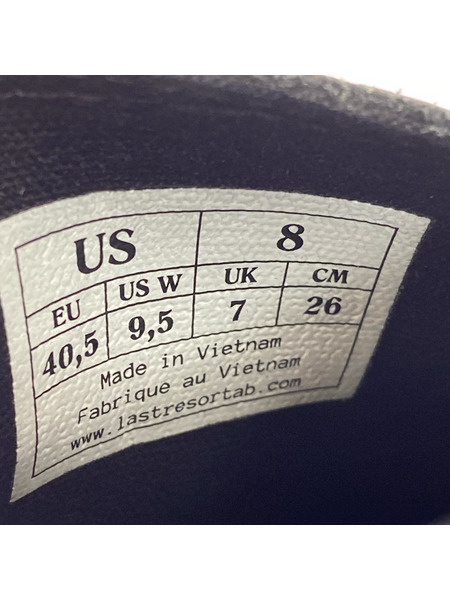 シューズ last resort ab タッセルローファー 26cm ブラック