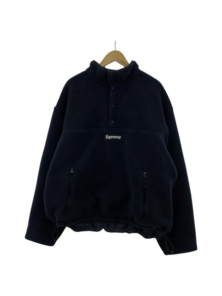 Supreme/POLARTECREVERSIBLEPULLOVER/フリースジャケット/BLK