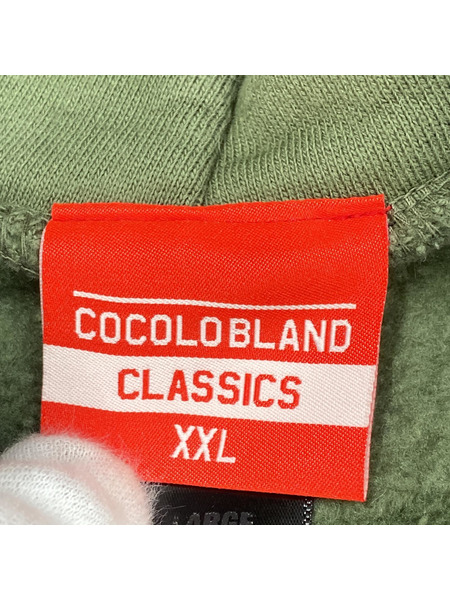 COCOLO BLAND パーカー カーキ XXL