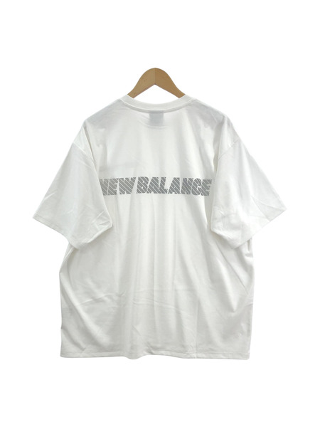 NEW BALANCE Reflection NB Logo Tee L ホワイト