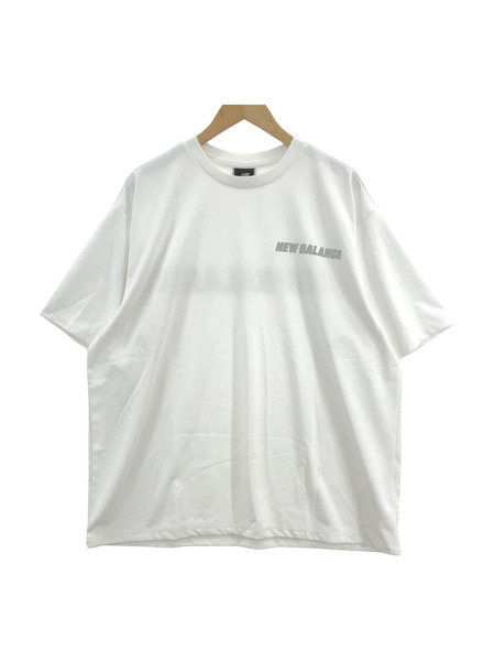 NEW BALANCE Reflection NB Logo Tee L ホワイト