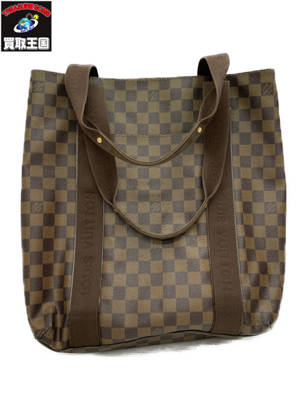 ルイ ヴィトン LOUIS VUITTON カバ ボブール バッグ ダミエ エベヌ N52006.トートバッグ ハンドバッグ ブラウン系