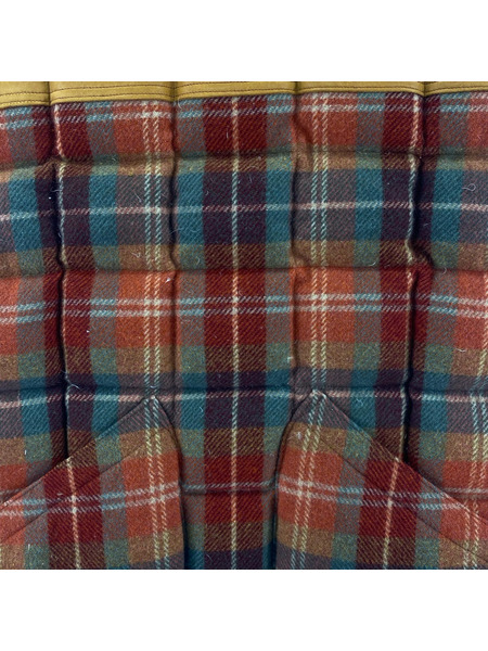 Eddie Bauer×NIGEL CABOURN 日ノ出タグ ヨーク切替ダウンベスト 56 キャメル×赤系