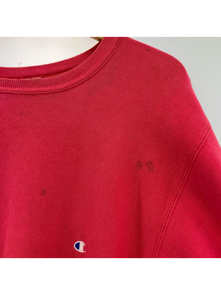 Champion スウェット・トレーナー Reverse Weave 90s ピンク[値下]