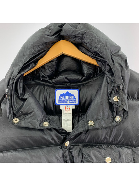 ダウンジャケット kluane Mountaineering PUFFER-PARKA 黒 L
