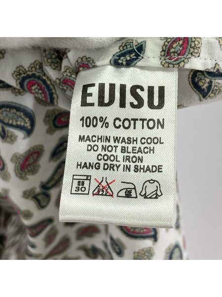 EVISU 長袖シャツ ペイズリー柄（38）