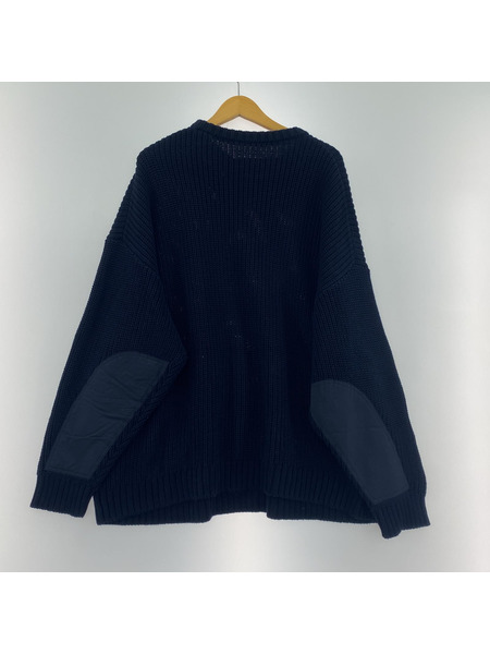 FreshService CREW NECK COMBAT KNIT コマンドニット M ネイビー